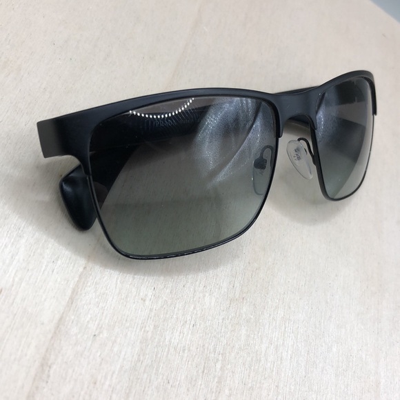 Prada SPR 510 Sunglasses Rectangular Logo Polzarized Italy Authentic - Picture 4 of 12